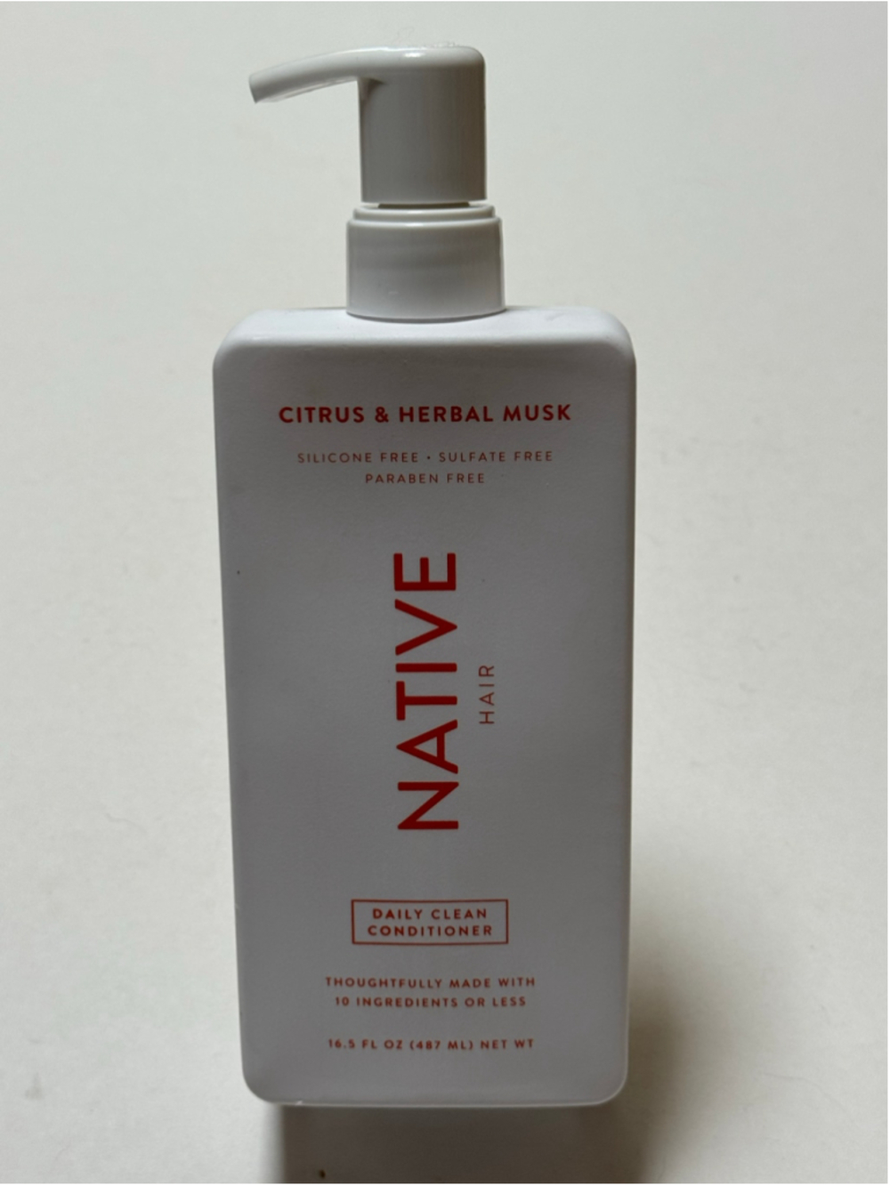 Native Hair Daily Clean Conditioner 16.5oz 16.5 fl oz NEW